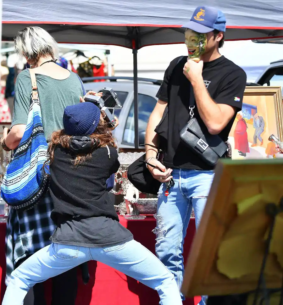 Zendaya, Jacob Elordi Get Goofy While on a Flea Market Date