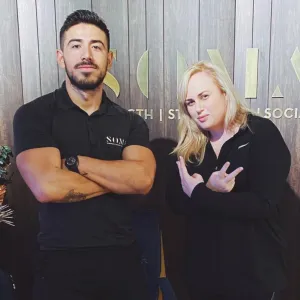 Rebel Wilson Puts in Work at the Gym With Help From Her Personal Trainer Jono Castano Acero