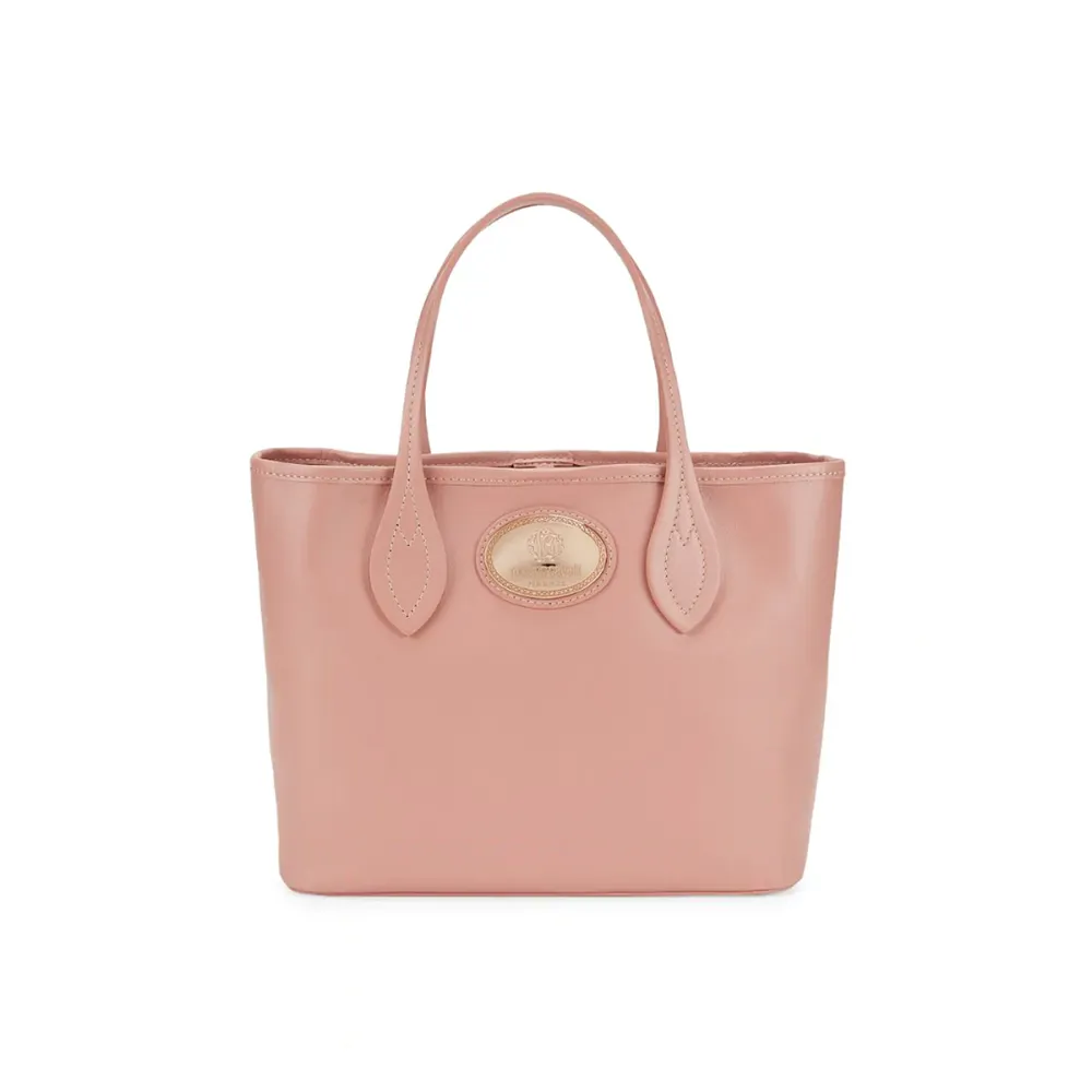 Roberto Cavalli Leather Box Tote