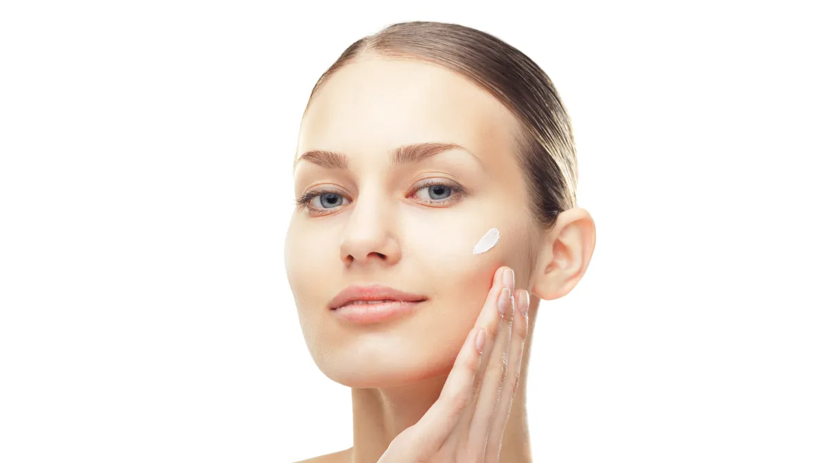 woman with fresh clean skin