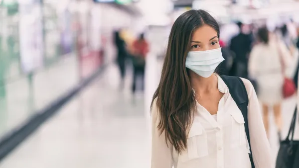 Woman Wearing Face Mask
