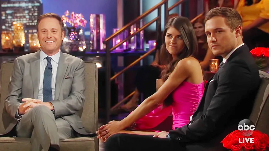 Chris Harrison Madison Prewett and Peter Weber on After The Final Rose Madison Prewett Tells All