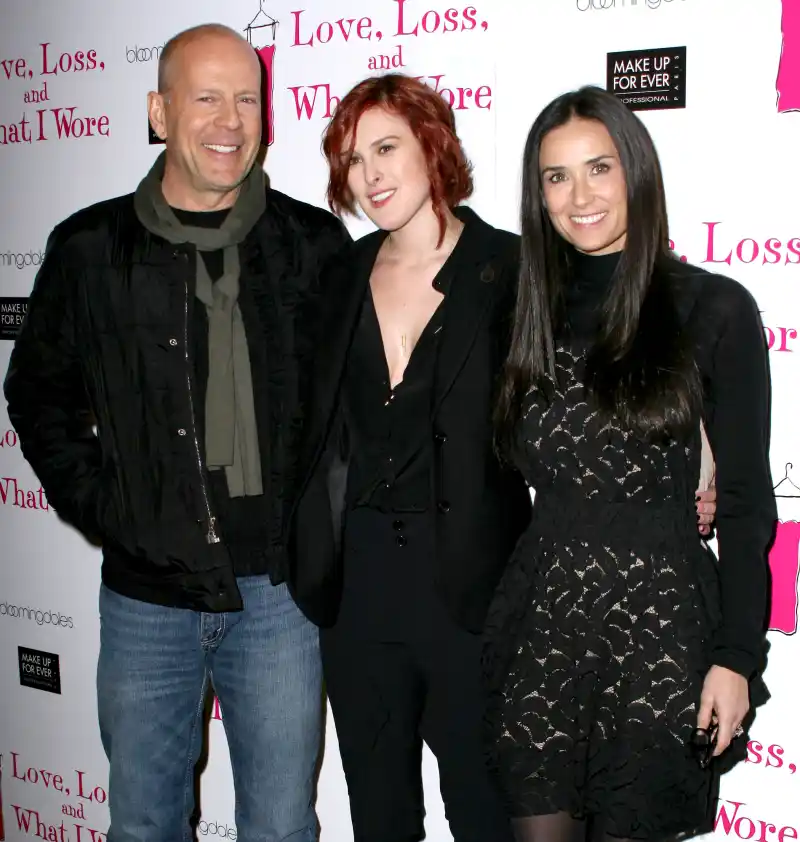 4 Demi Moore and Bruce Willis Rumer Willis Bruce Willis Demi Moore