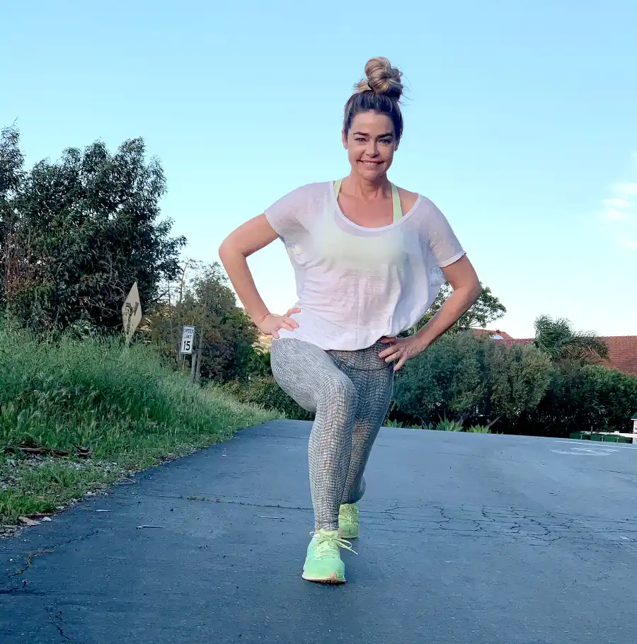 4 Denise Richards lunges