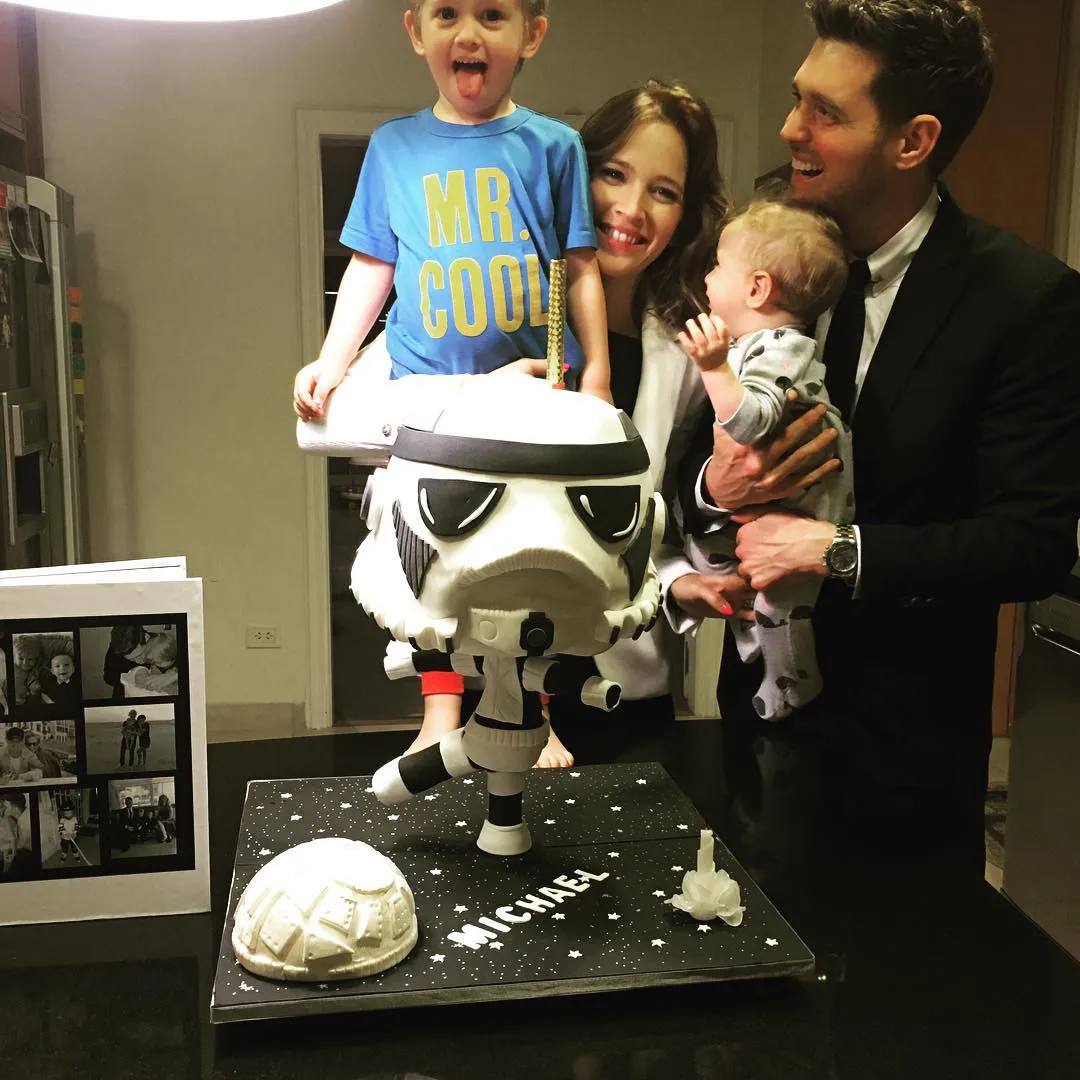 6 September 2016 Michael Buble and Luisana Lopilato family album