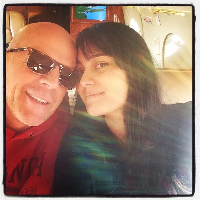 April 2015 Emma Heming Willis Instagram Bruce Willis and Wife Emma Hemings Sweetest Family Moments