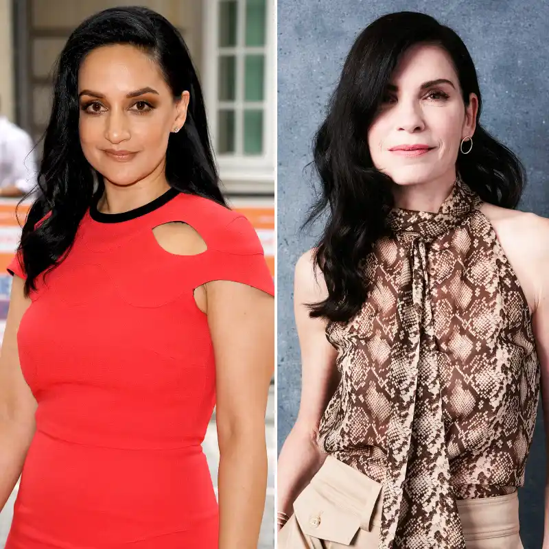 Archie Panjabi Julianna Margulies Feud