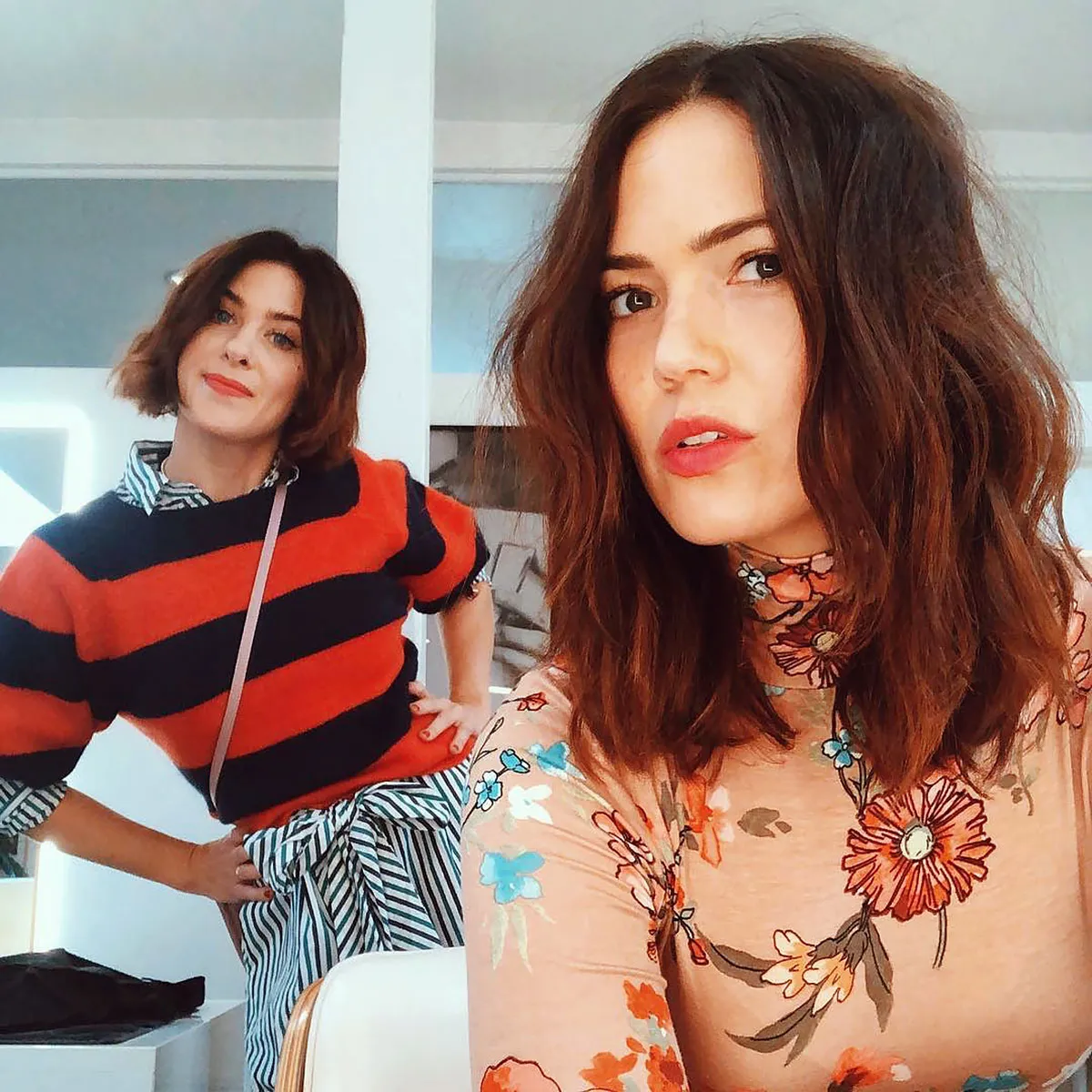 Ashley Streicher and Mandy Moore Instagram