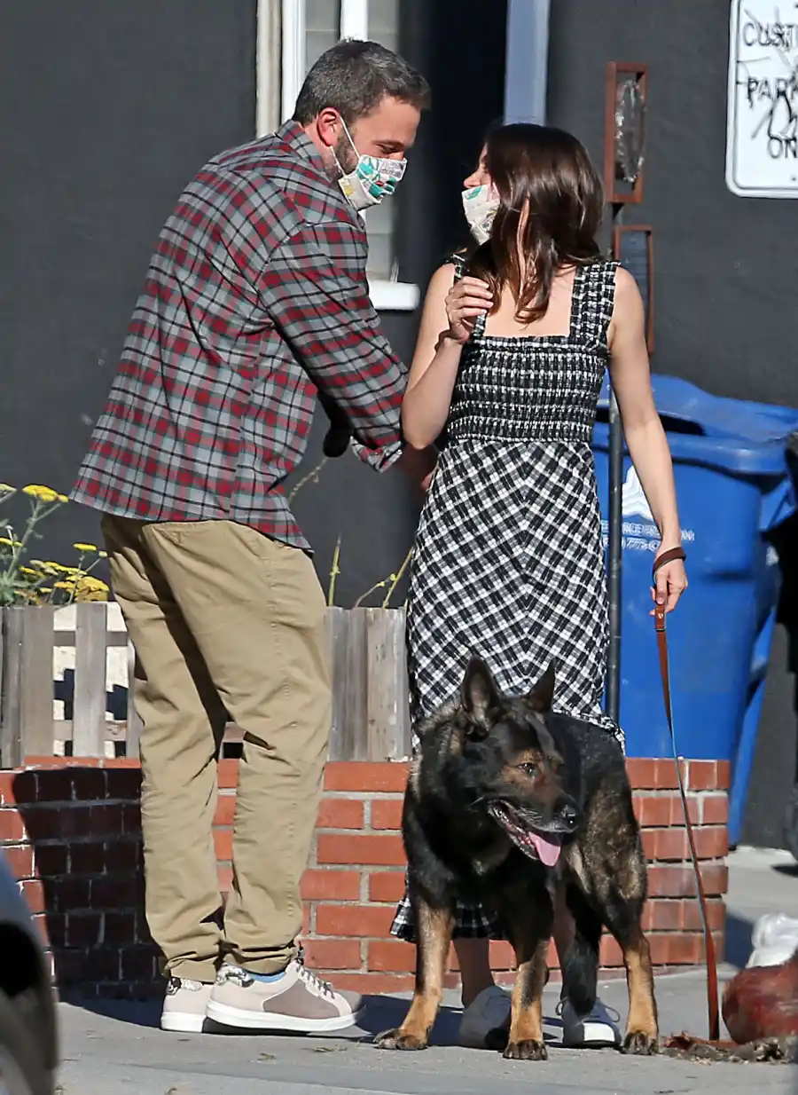 Ben Affleck, Ana de Armas Take Sweet Stroll While Wearing Masks