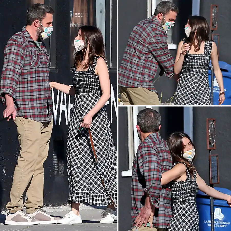 Ben Affleck, Ana de Armas Take Sweet Stroll While Wearing Masks