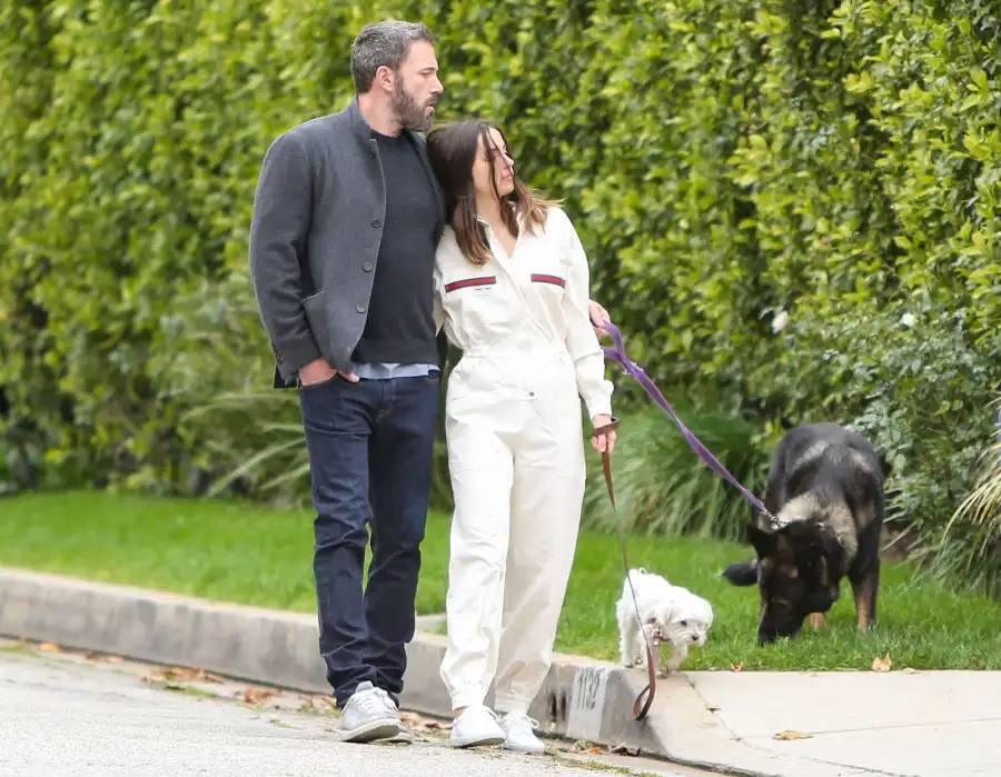 Ben Affleck and Ana de Armas Go for a Walk on Easter