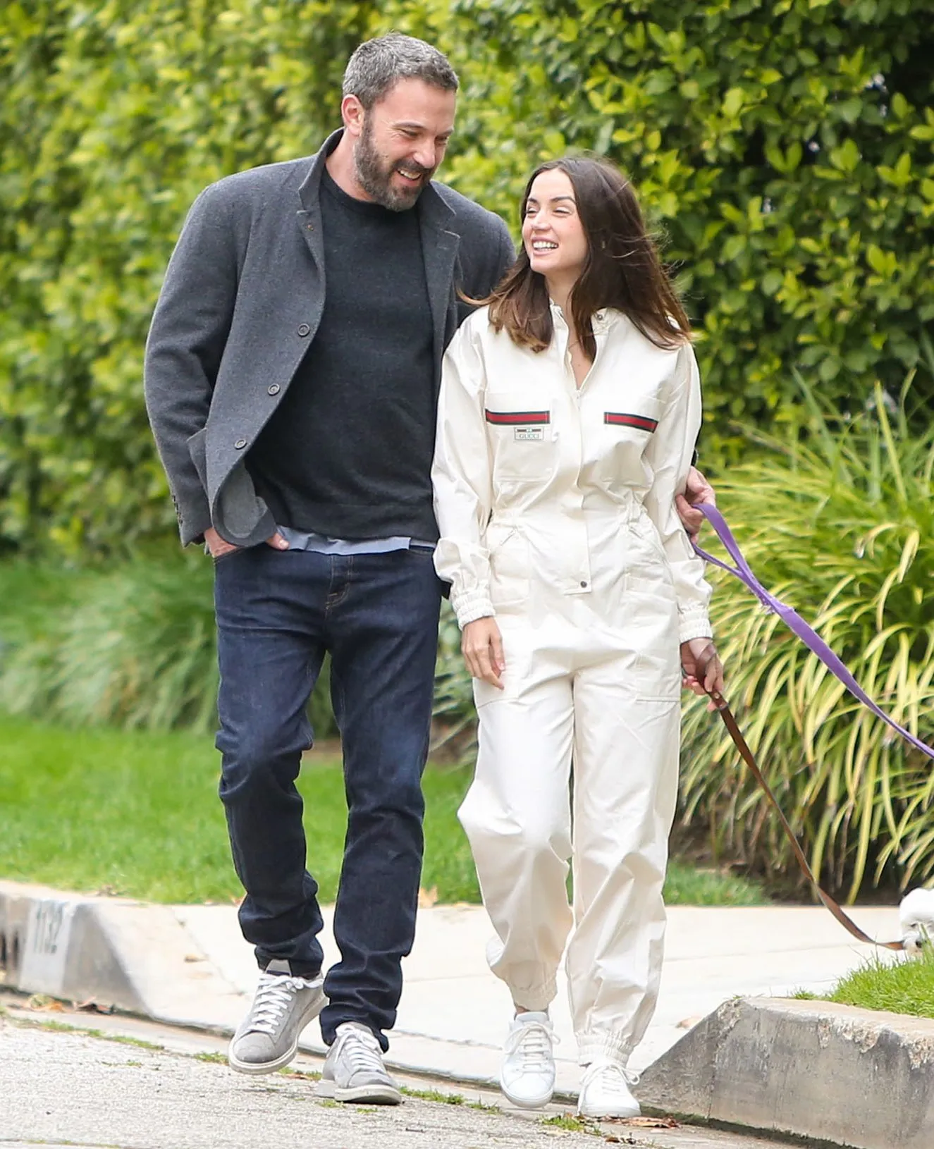 Ben Affleck and Ana de Armas Go for a Walk on Easter