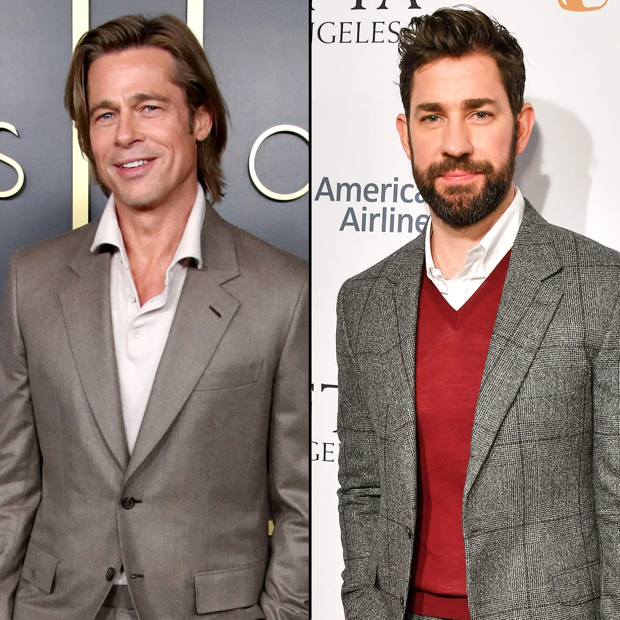 Brad Pitt Gives Weather Report John Krasinski Some Good News