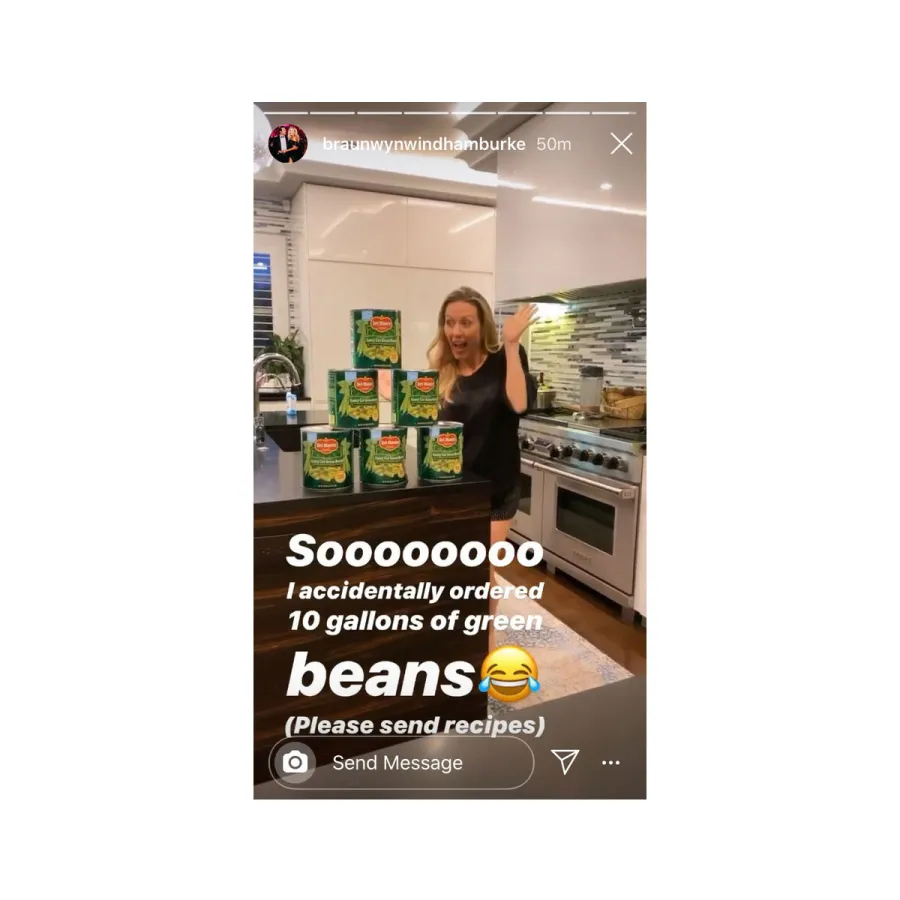 Braunwyn Windham-Burke Foods Stars Are Stocking Up on Amid the Coronavirus Outbreak