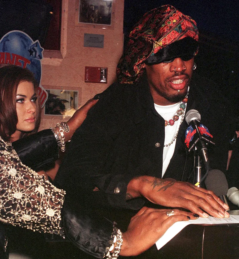 Carmen Electra Dennis Rodman Unconventional Relationship