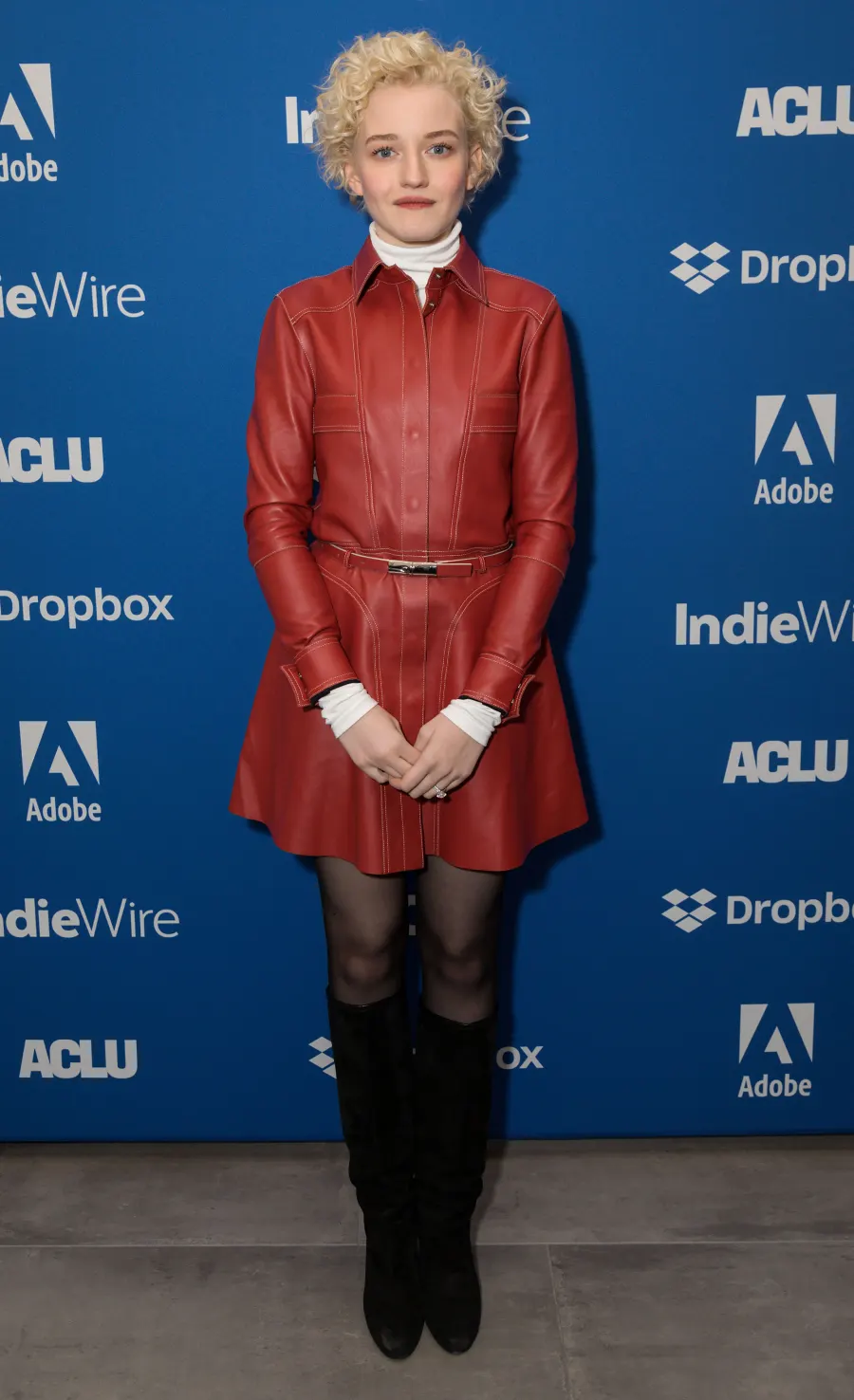 Celebs Stun In Red Leather On The Red Carpet