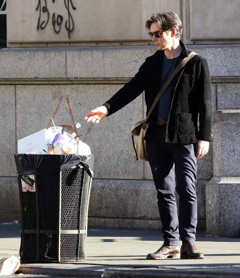 Cillian Murphy garbage can
