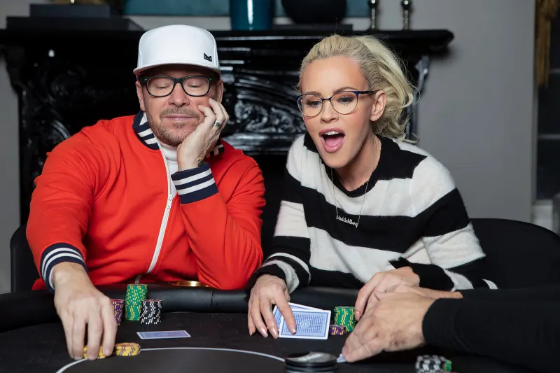 Donnie Wahlberg Jenny McCarthy poker