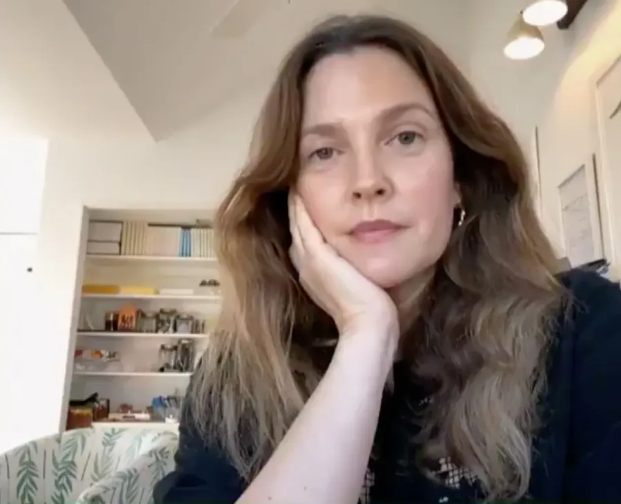 Drew Barrymore homeschooling during quarantine