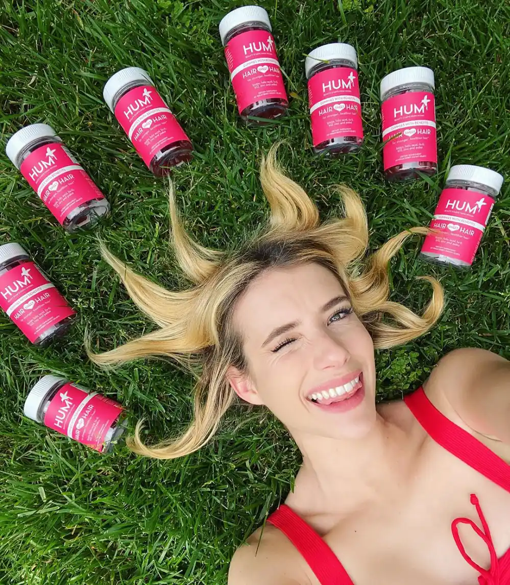 Emma Roberts shared that she is keeping her hair healthy and long with HUM Nutrition&rsquo;s Hair