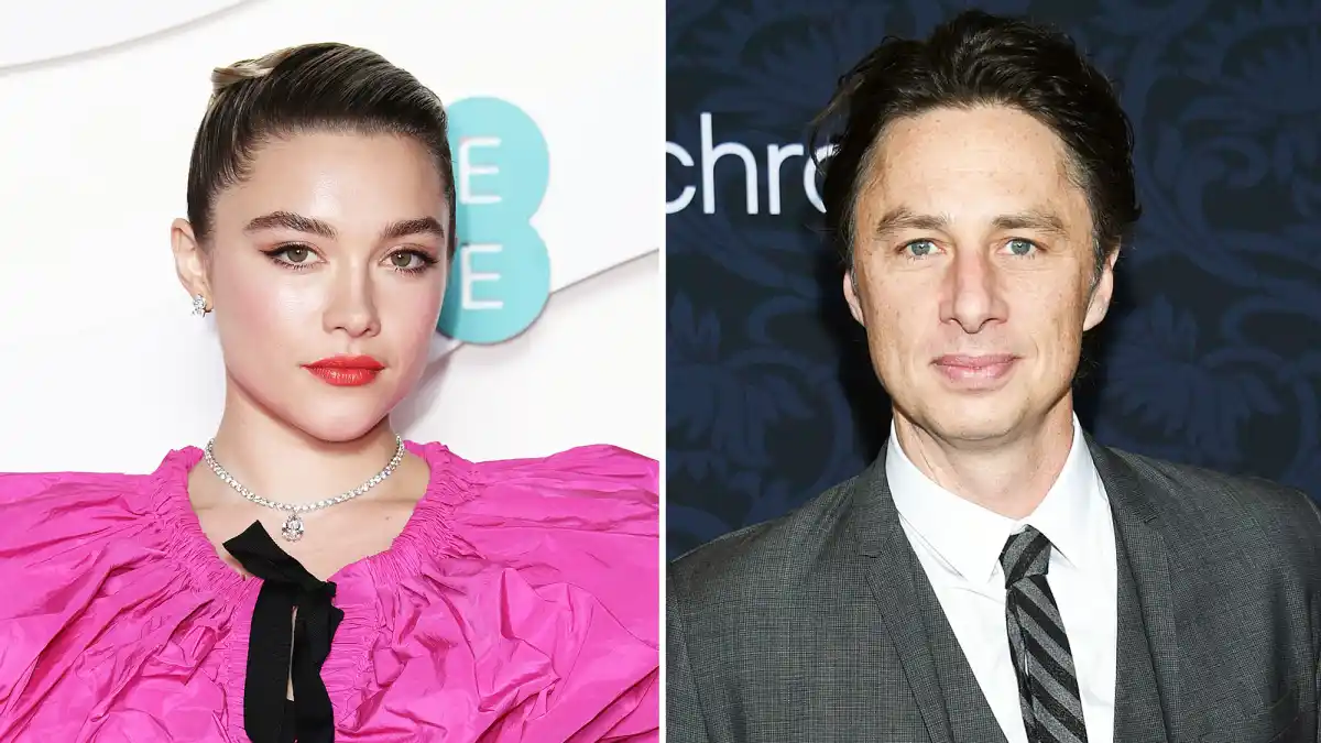 Florence Pugh Posts Cute Pic of Boyfriend Zach Braff for His 45th Birthday