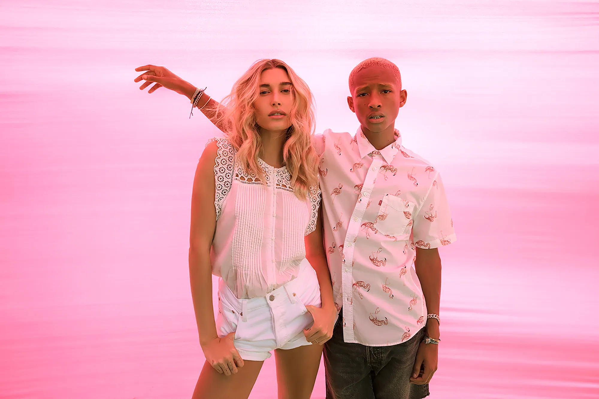 Hailey Bieber and Jaden Smith