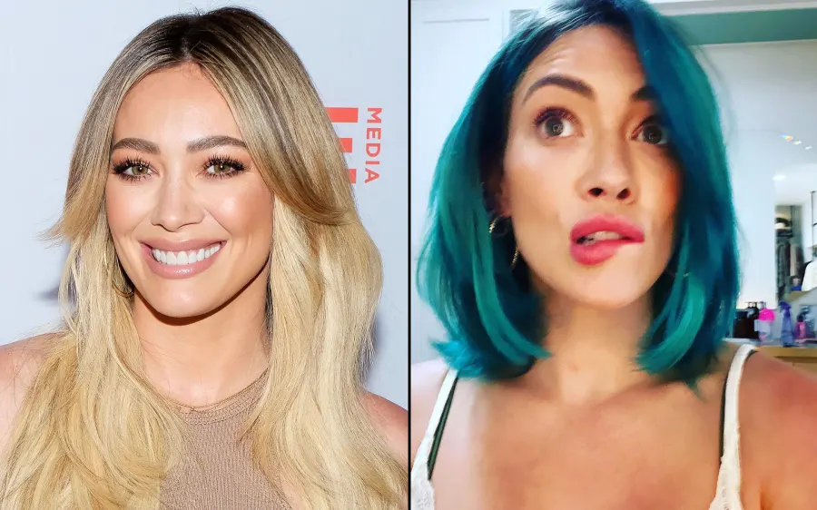 Hilary Duff Dyes Hair a Very Bright New Hue