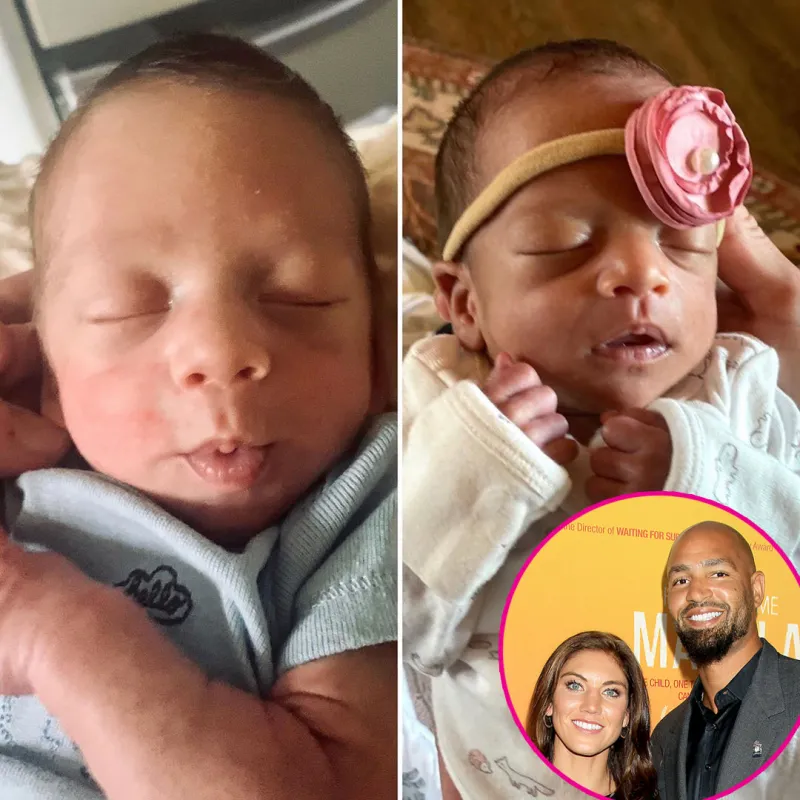 Hope Solo and Jerramy Stevens Welcome Twins Vittorio Genghis Stevens Lozen Orianna Judith Stevens