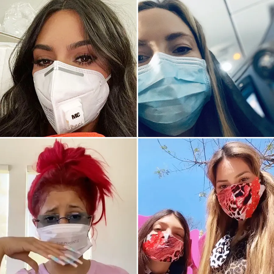 How Celebs Are Staying Safe With Masks and More Amid Coronavirus Pandemic