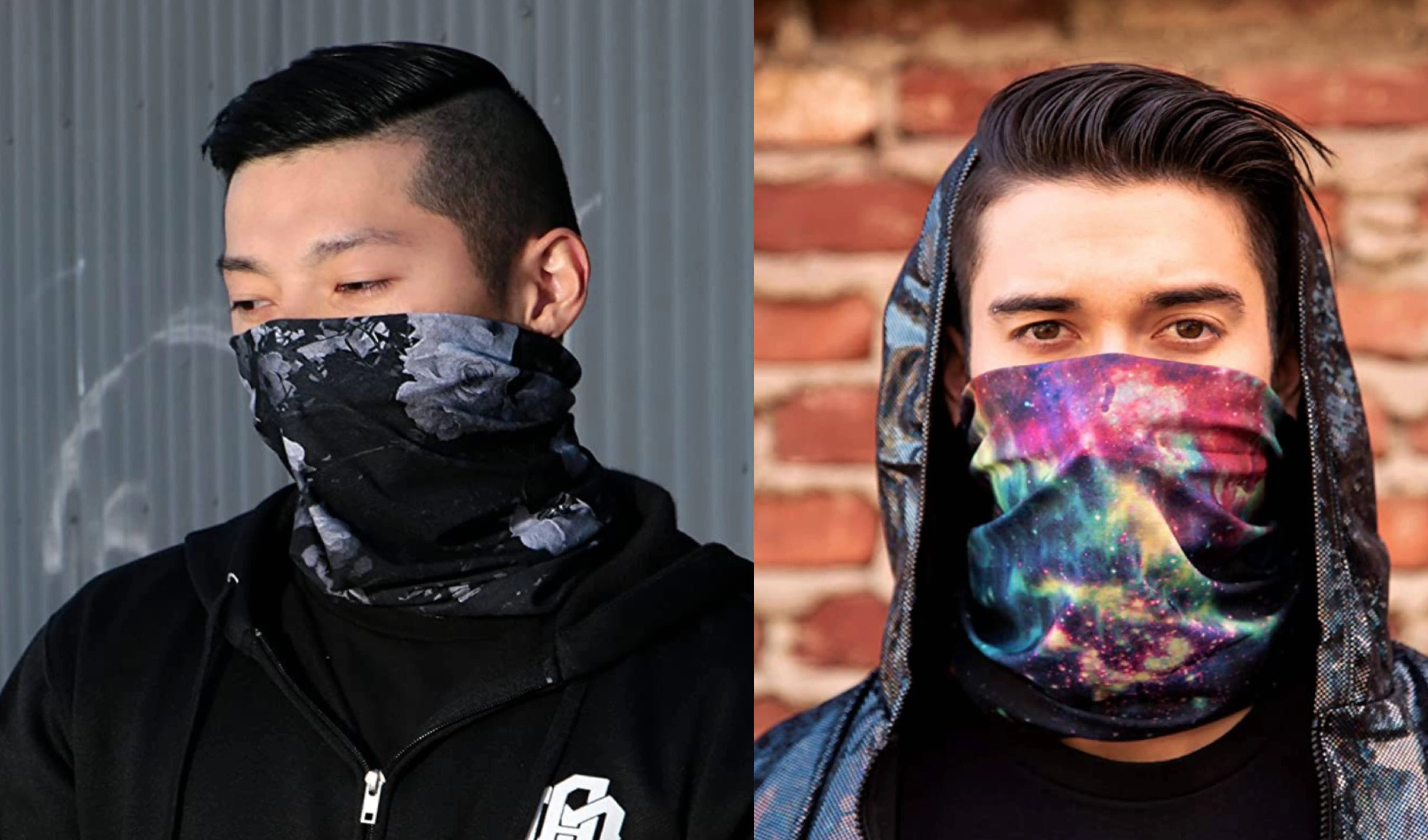INTO THE AM Galaxy Face Mask Bandana