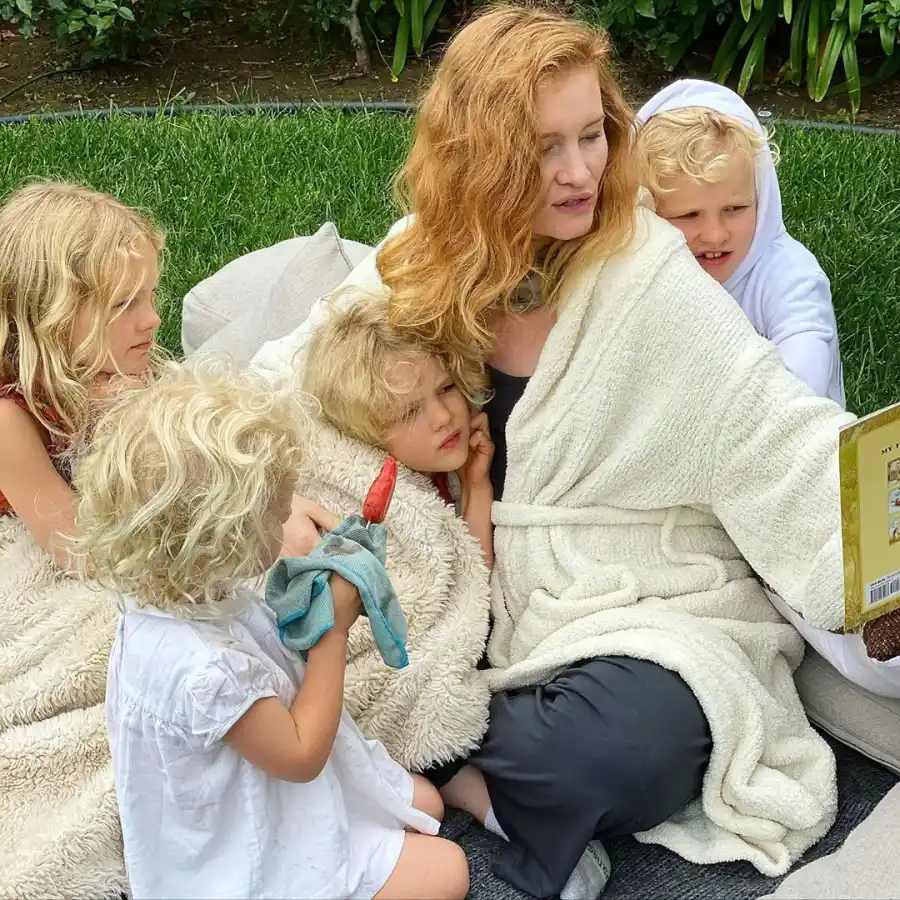 James Van Der Beek Family Album Busy With Books