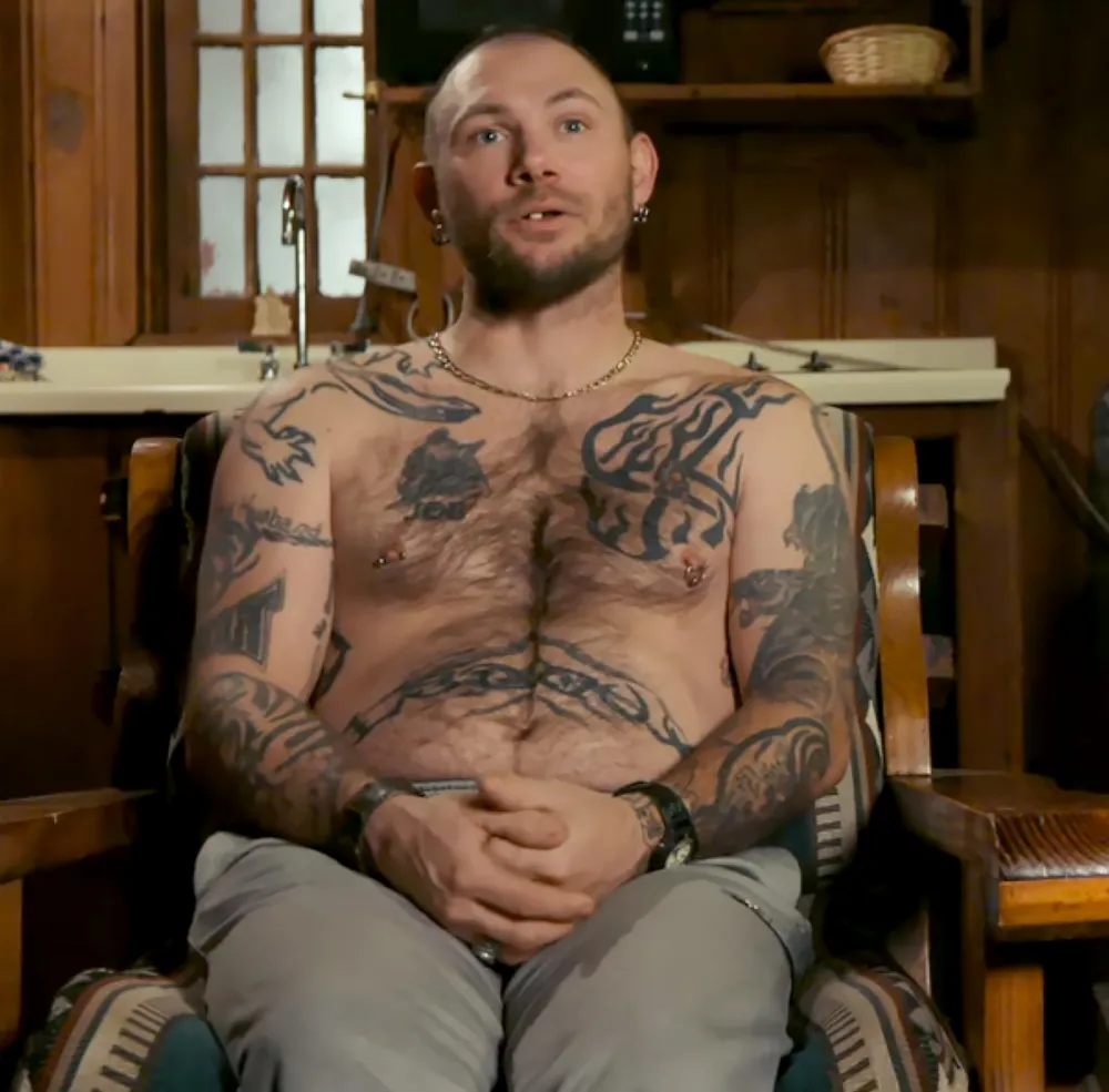 John Finlay shirtless