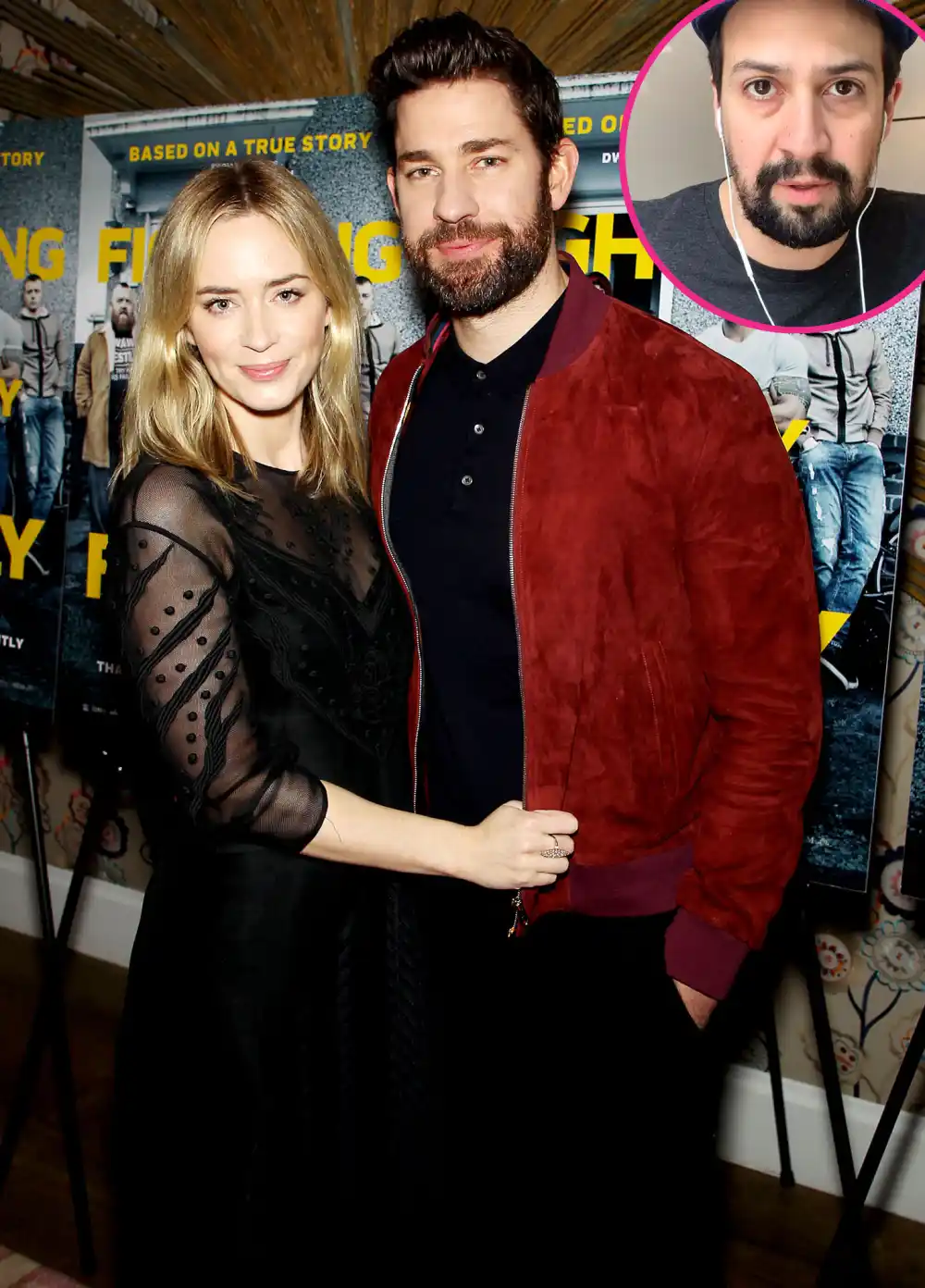 John Krasinski Emily Blunt Surprise Hamilton Fan With Cast Performance