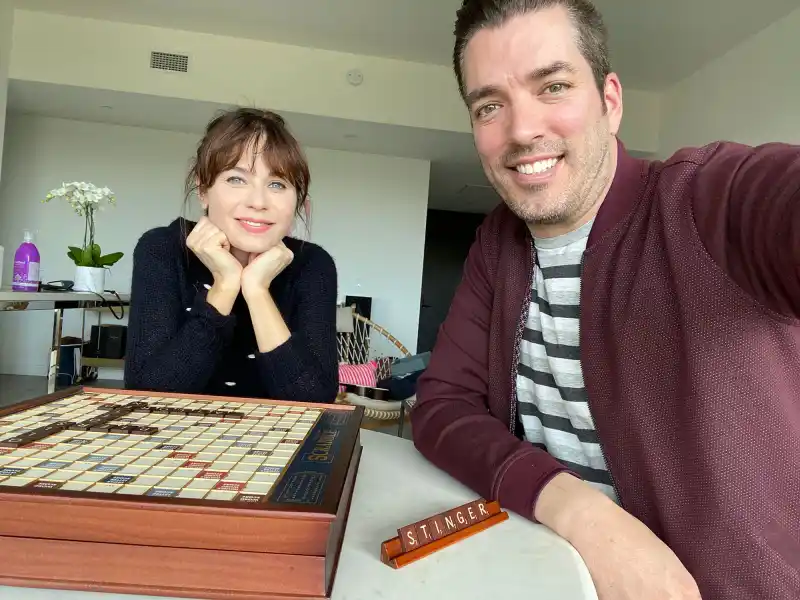 Jonathan Scott Loves Quarantining With Zooey Deschanel