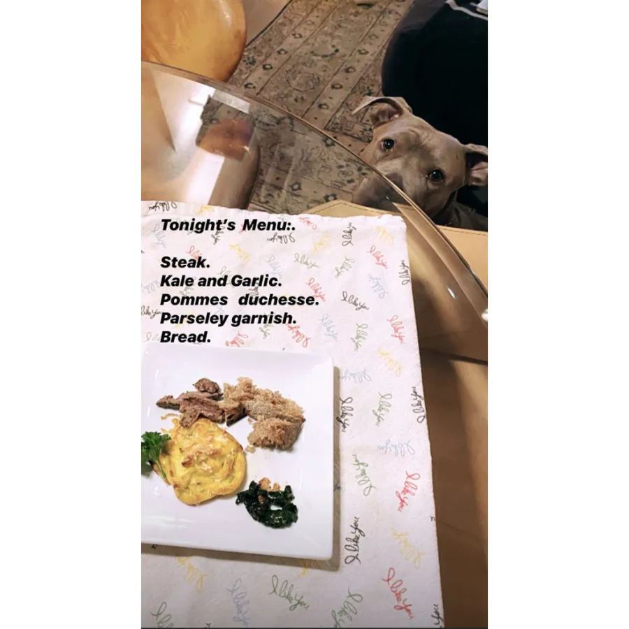 Justin Theroux kuma dinner