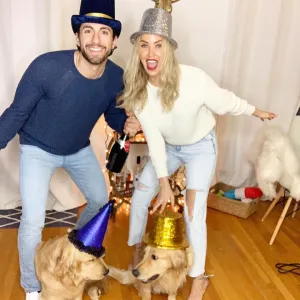 Kaitlyn Bristowe and Jason Tartick Have a Puppy Party in Quarantine