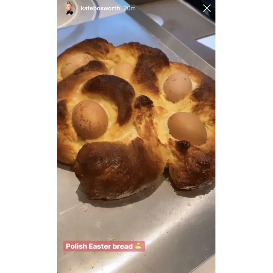 Kate Bosworth Easter eats