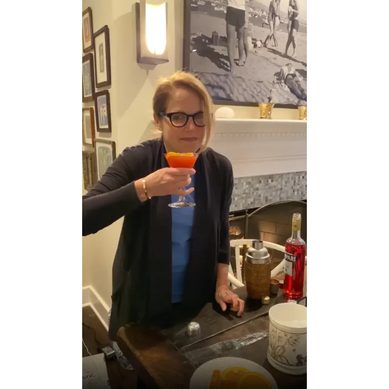 Katie Couric quarantine cocktail