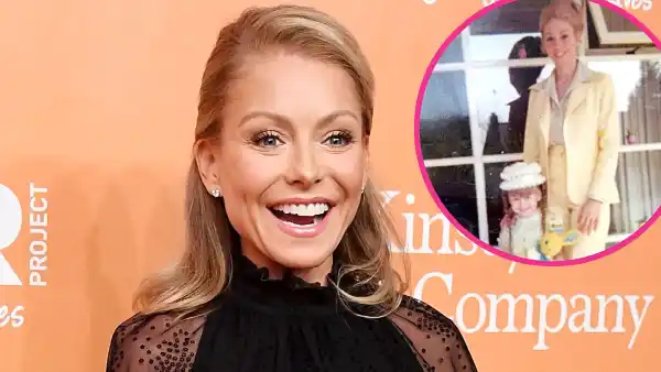 Kelly Ripa Twins With Mom Esther Adorable Easter Pic From Over 40 Years Ago