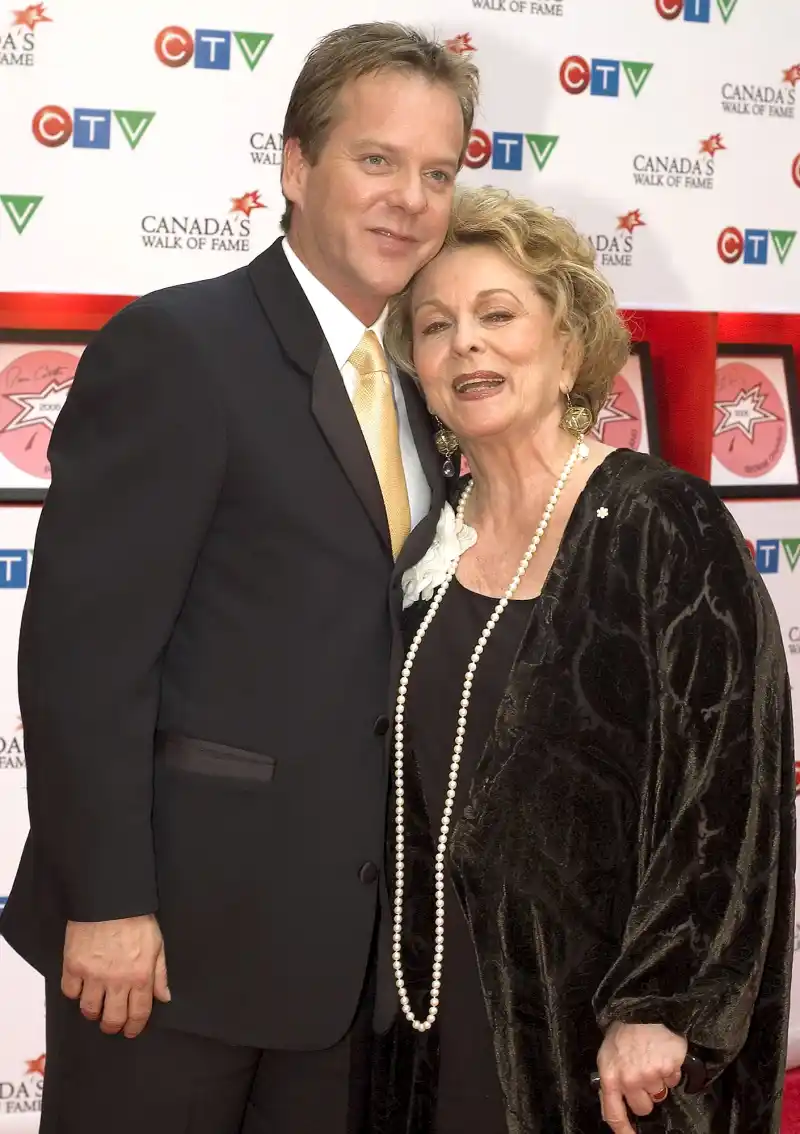 Kiefer Sutherland Mother Shirley Douglas Dies Gallery