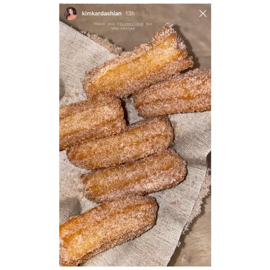 Kim Kardashian Churros Staying Busy in the Kitchen Amid Coronavirus