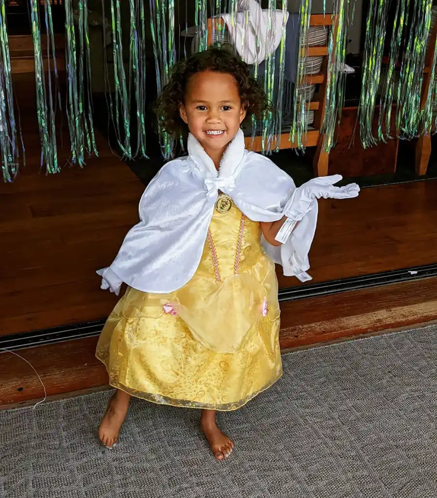 Chrissy Teigen and John Legend Celebrate Daughter Luna’s 4th Birthday: Breakfast in Bed, Princess Gowns and More