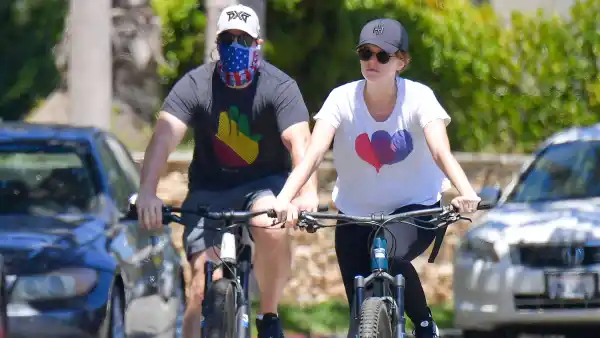 Pregnant Katherine Schwarzenegger Reveals Her Baby Bump on Bike Ride With Chris Pratt