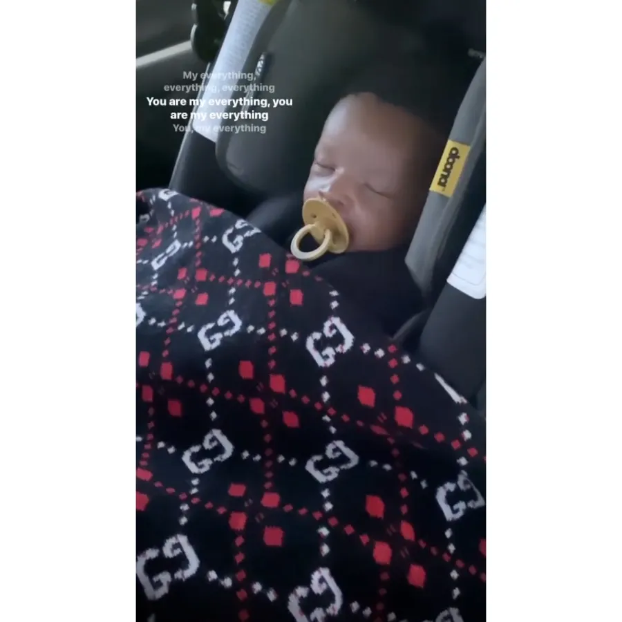 Malika Haqq son carseat