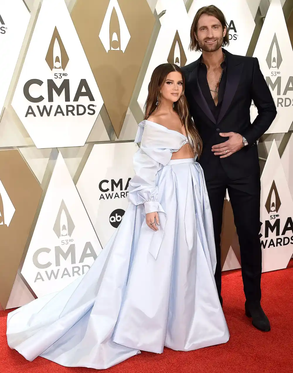 Maren Morris and Ryan Hurd Explain Meaning Behind Newborn Son Hayes Name 2019 CMA