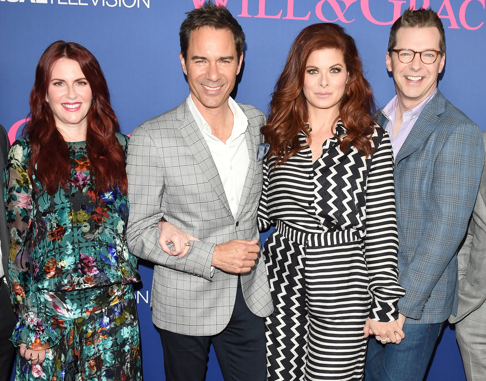 Megan Mullally, Eric McCormack, Debra Messing, Sean Hayes Will and Grace