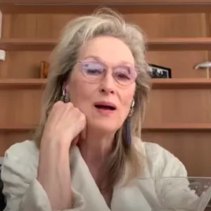 Meryl Streep Drinks in a Bathrobe as She Celebrates Stephen Sondheim Birthday With Audra McDonald Christine Baranski 2