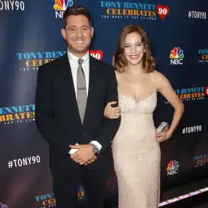 Michael Buble and Luisana Lopilato 6-year-old son Noah stole the show