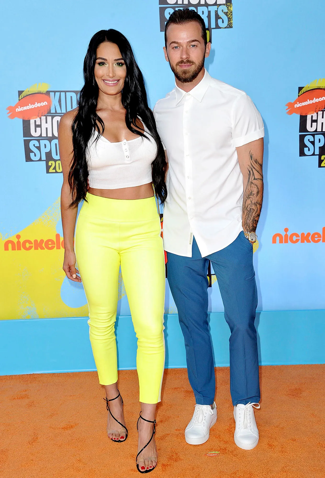 Nikki Bella and Artem Chigvintsev Kids Choice Job
