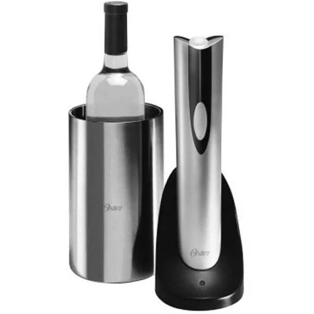 Oster Rechargeable and Cordless Wine Opener with Chiller
